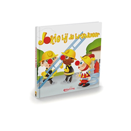 Jokie bij de brandweer