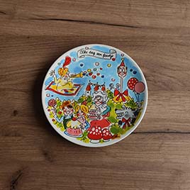 Bord 18cm - Feest