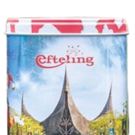 Bewaarblik Huis van de Vijf Zintuigen (+ stroopwafels)