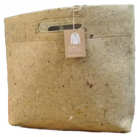 Bedrijfskleding vilttas beige