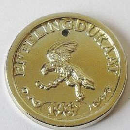 Dukaat 1987 Sprekende Papegaai