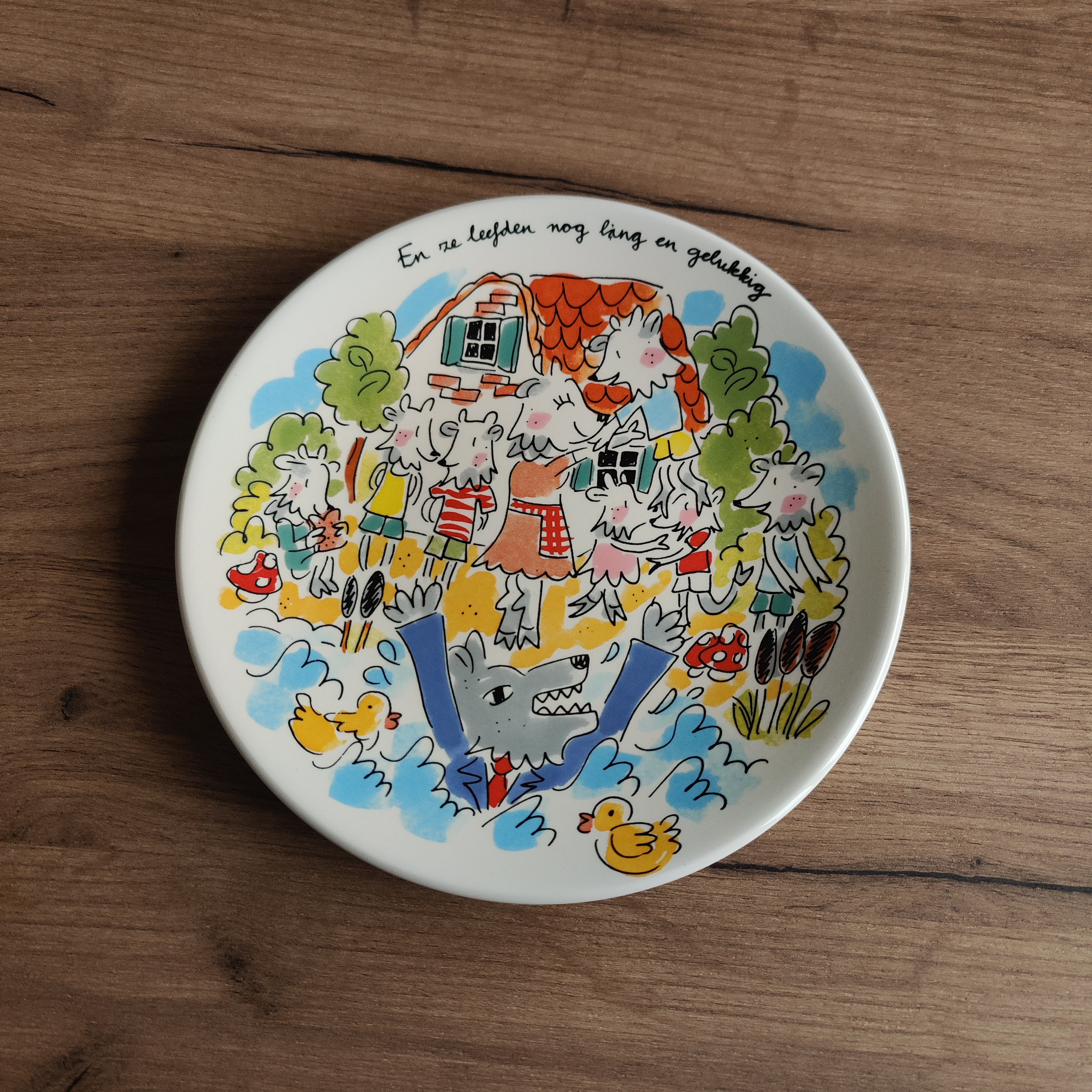 Bord 22cm - Zeven Geitjes