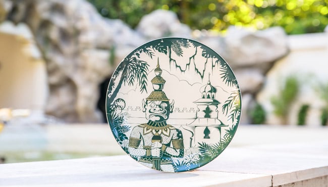 Dinerbord Indische Waterlelies