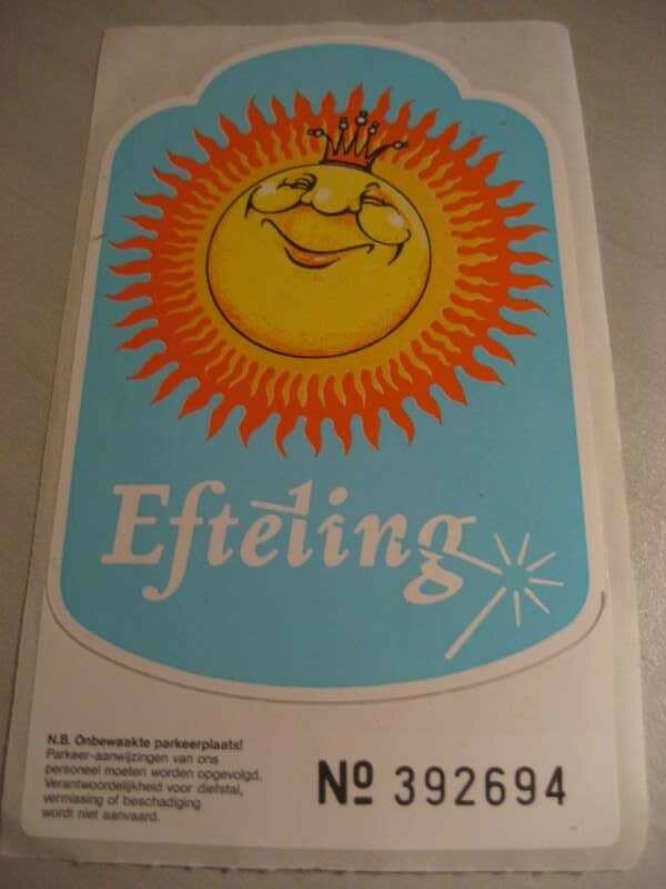 Parkeersticker efteling