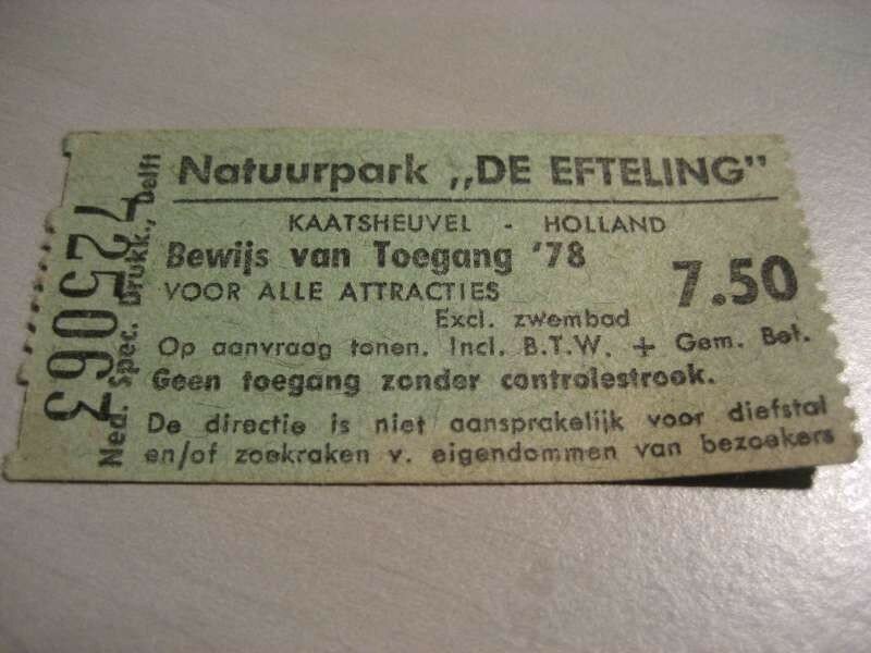 Entreeticket 1978