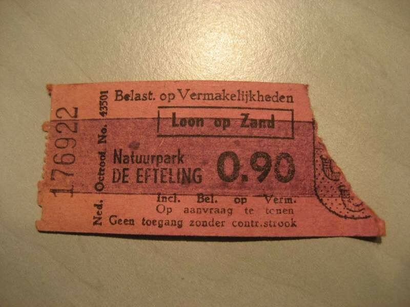 Entreeticket 1956