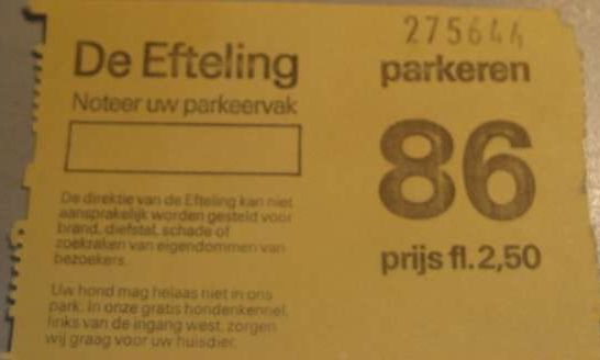 Parkeerbewijs (1986)