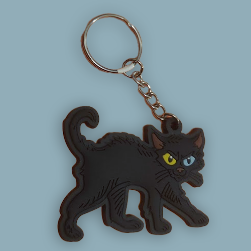 Swarte Kat sleutelhanger